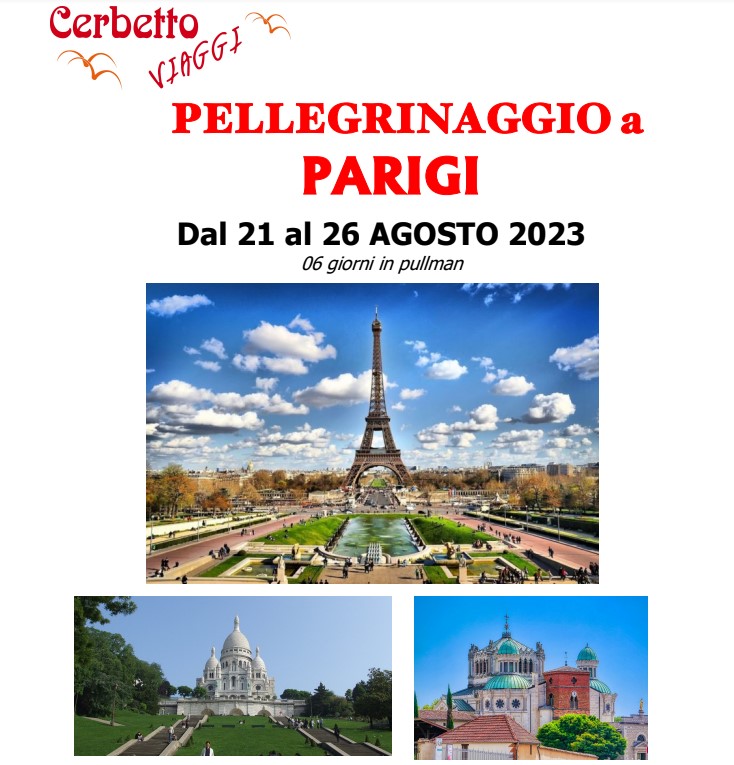 Pellegrinaggio a Parigi